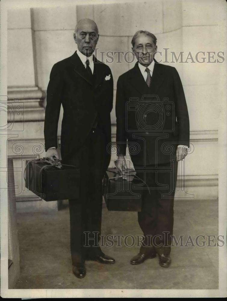 1929 Press Photo Senators Samuel M Shortridge &amp; William King of Utah - Historic Images