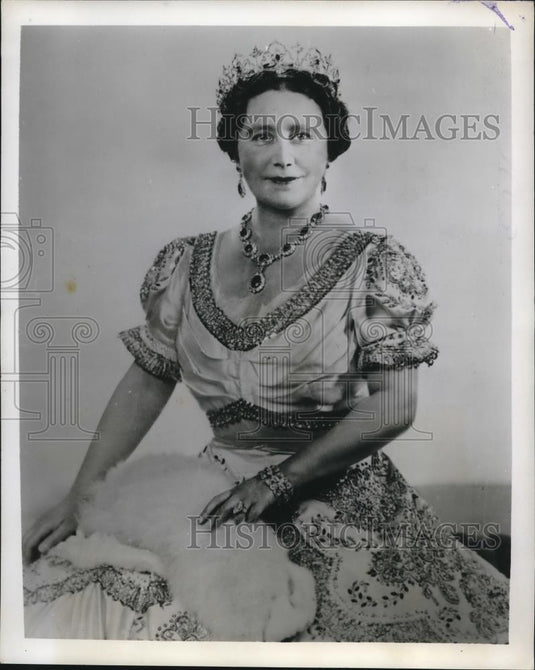 1954 Press Photo Queen Elizabeth Of England - Historic Images