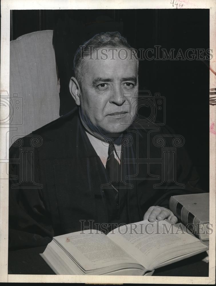 1943 Press Photo Associate Justice Wiley Blount Rutledge Jr US Supreme Court - Historic Images