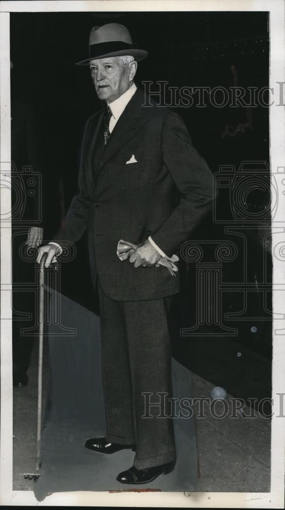 1938 Press Photo General John Pershing at Union Station - Historic Images