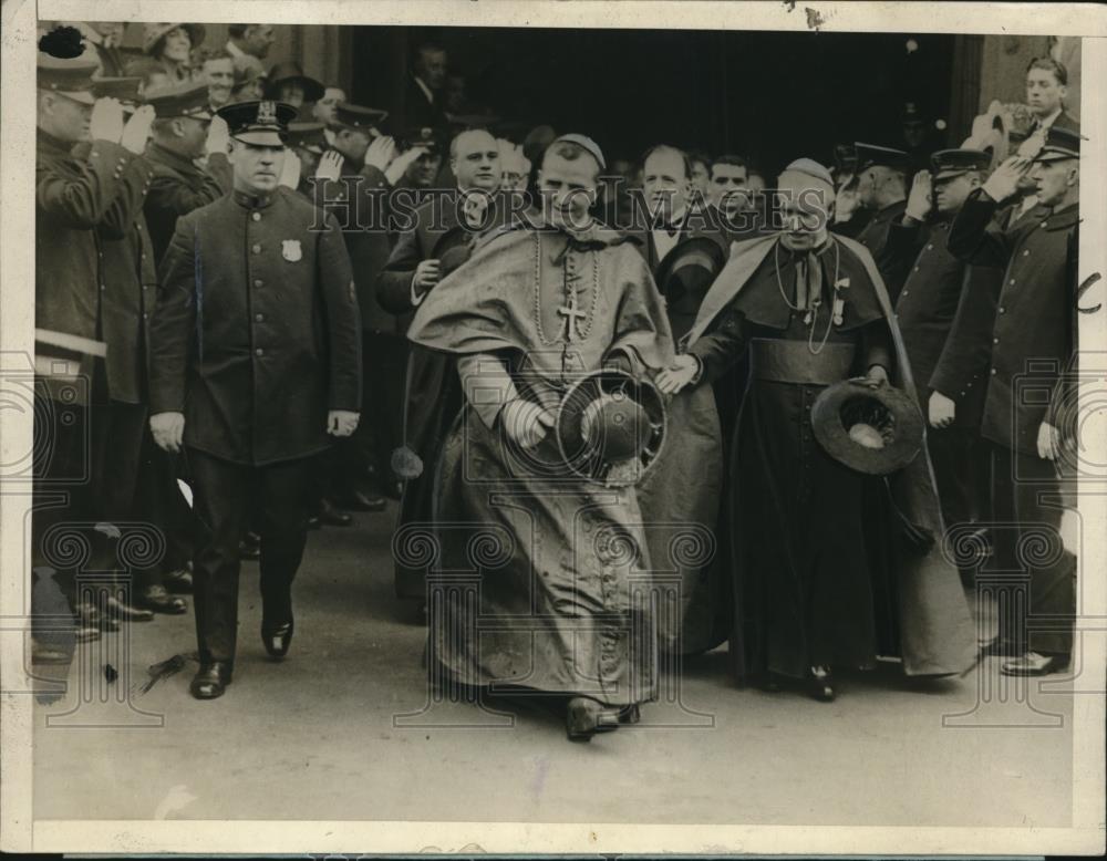 1926 Press Photo Cardinal John Bonzano Archbishop of Mitylene Cardinal P Hayes - Historic Images