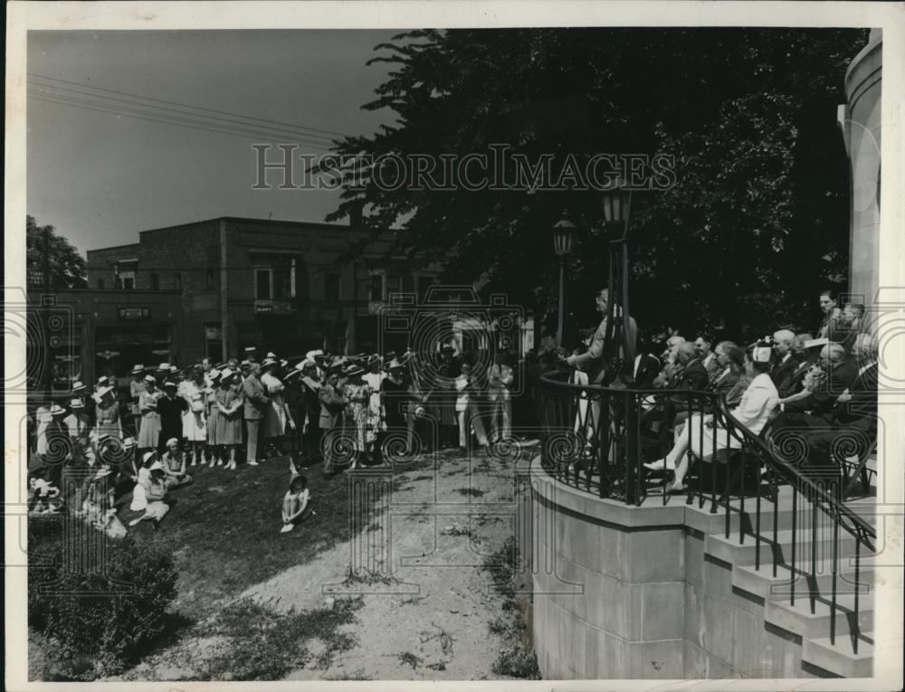 1940 Press Photo Ceremonies held at Lakewood Hospital - Historic Images