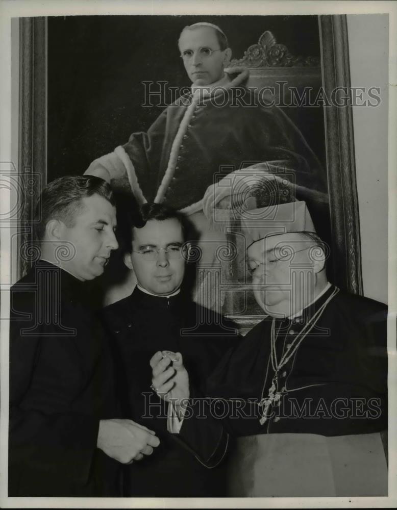 1940 Press Photo Bishop Joseph Corrigan Rector of Catholic University - Historic Images