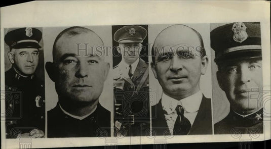 1929 Press Photo James Pitt, Maj Kissler, AF Ardourel, E Reed, P Campbell - Historic Images