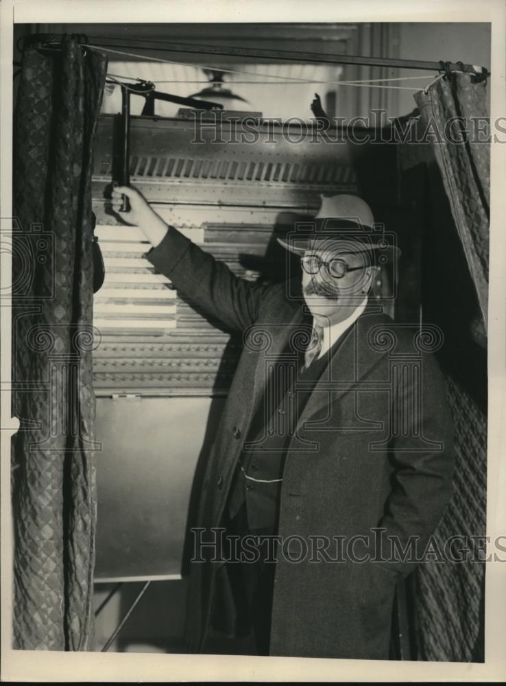 1931 Press Photo Colonel Edward C. Carrington, Manhattan President Candidate - Historic Images