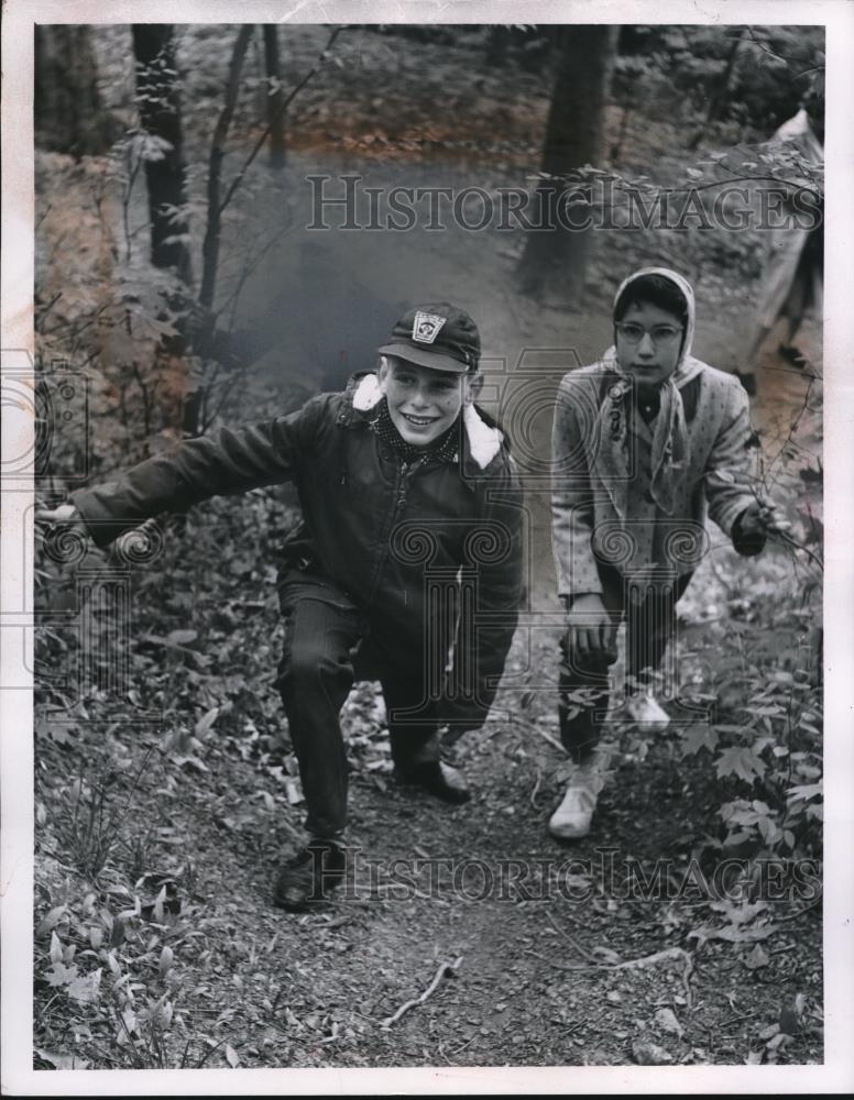 1961 Press Photo Kenneth Schodield, leslie Guttman and Lillian Klein - Historic Images