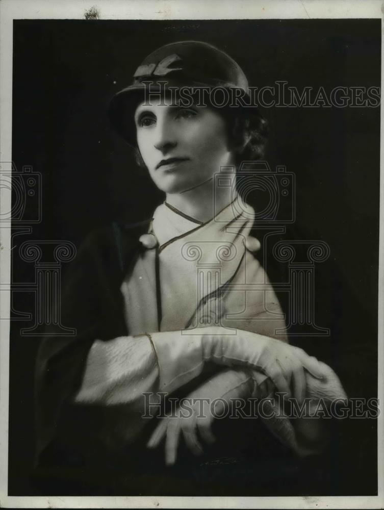 1933 Press Photo Augustine Lonengan wife of Elected Senator from Connecticut - Historic Images