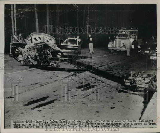 1951 Press Photo Navy Lt. Galen Eaholtz of Washington - Historic Images