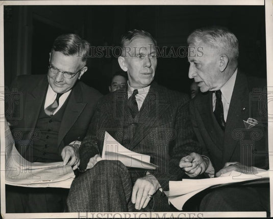 1940 Press Photo General George C Marshall Army Chief Staff & Brig General Gasse - Historic Images
