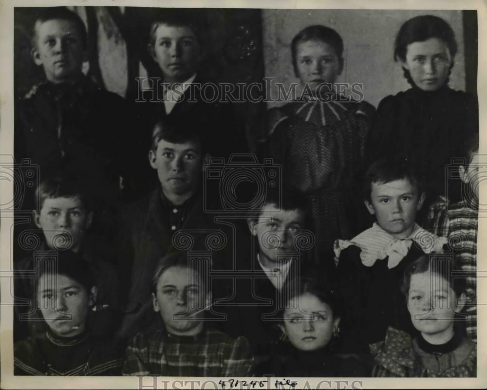 1938 Press Photo The O&#39;Daniels school class - Historic Images