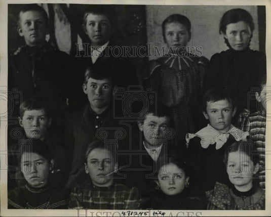 1938 Press Photo The O'Daniels school class - Historic Images