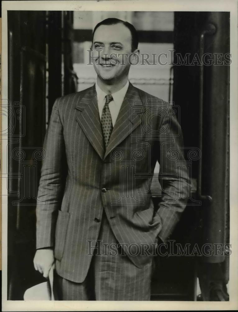 1939 Press Photo Tyron Maner Prexy Hits Hatch Law - Historic Images