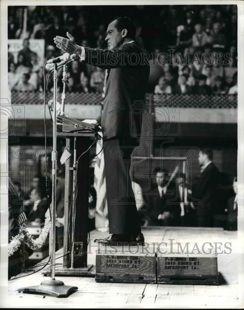 1968 Press Photo Republican Presidential candidate, Richard Nixon - Historic Images