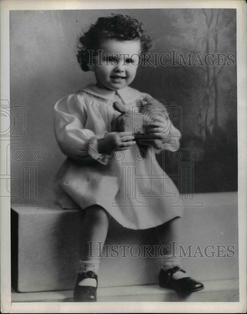 1949 Press Photo Jacque Mercer, 4 yrs old, Phoenix, Arizona, Healthiest babygirl - Historic Images