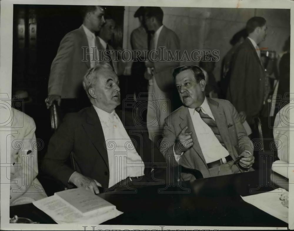 1934 Press Photo Sen George Norris in Lugwell Hearing - Historic Images