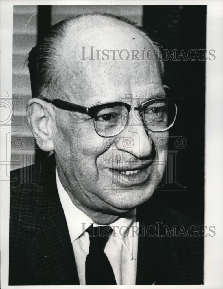 1966 Press Photo Judge Richard S. Kaplan of Gary, Indiana - nee28688 - Historic Images