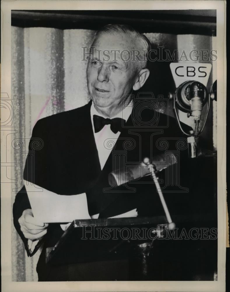 1947 Press Photo Commerce Secretary of State George C Marshall in Chicago - Historic Images