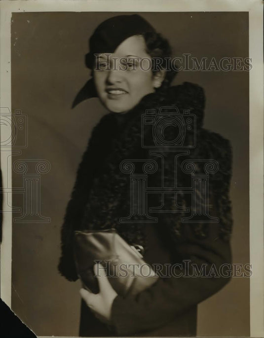 1934 Press Photo Miss Anna Mar Conners - Historic Images