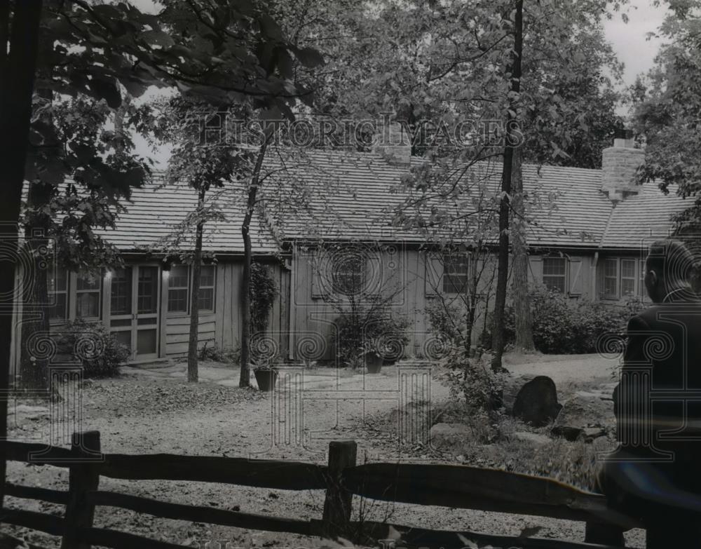 1945 Press Photo Late President Roosevelt's Shangri-La Mountain Lodge - Historic Images