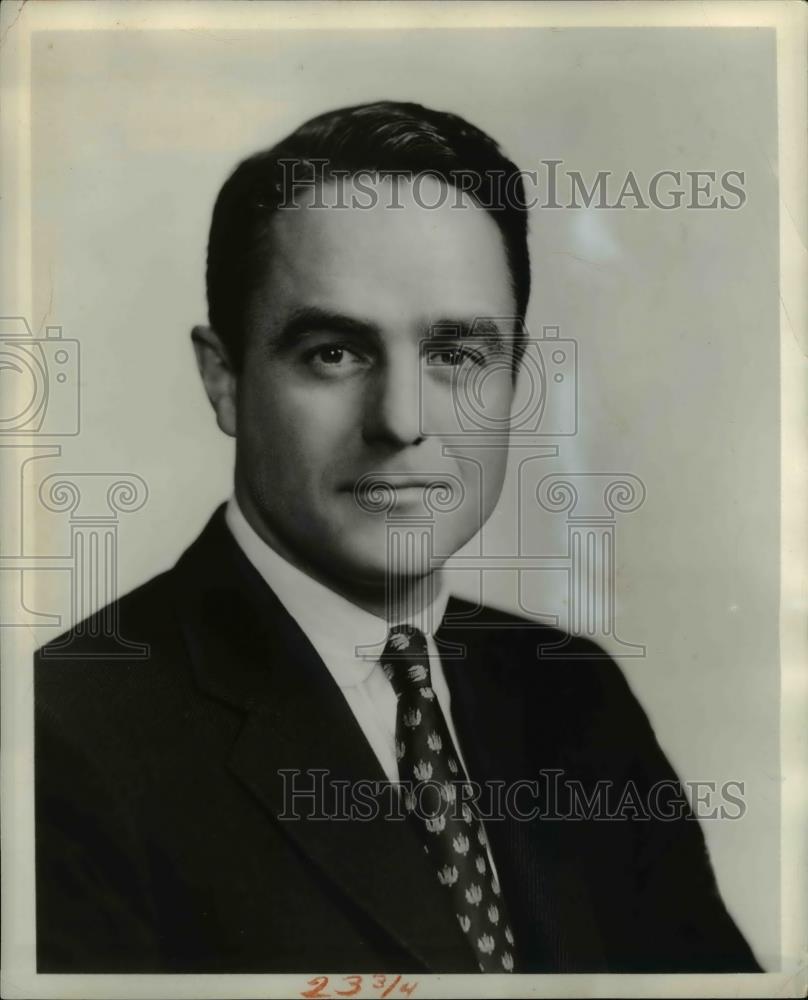 1961 Press Photo Robert Sargent Shiver Jr Vice Presidential Candidate - Historic Images