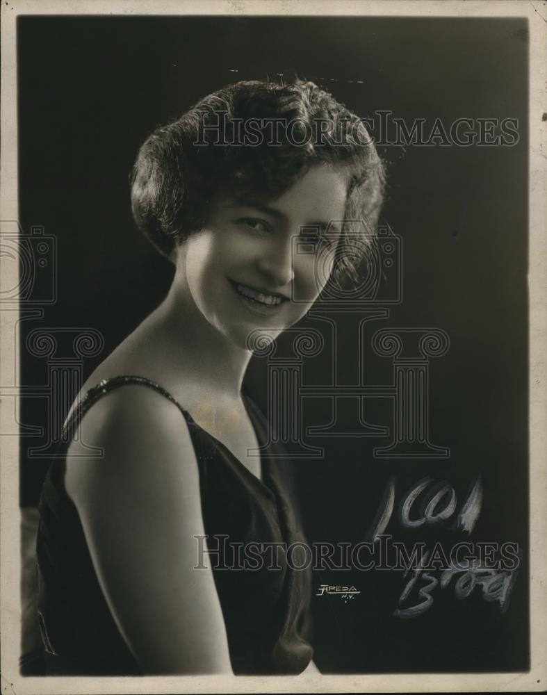 1924 Press Photo Janet Matts of Cleveland Ohio - Historic Images