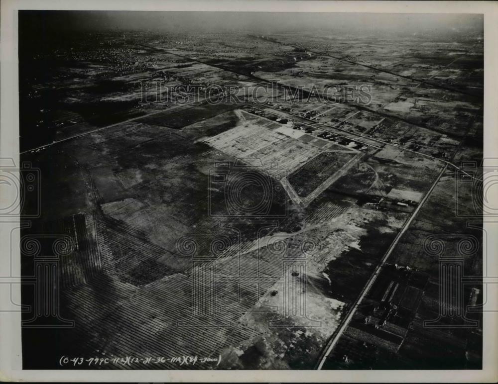 1937 Press Photo Cleveland Ohio Airport - Historic Images