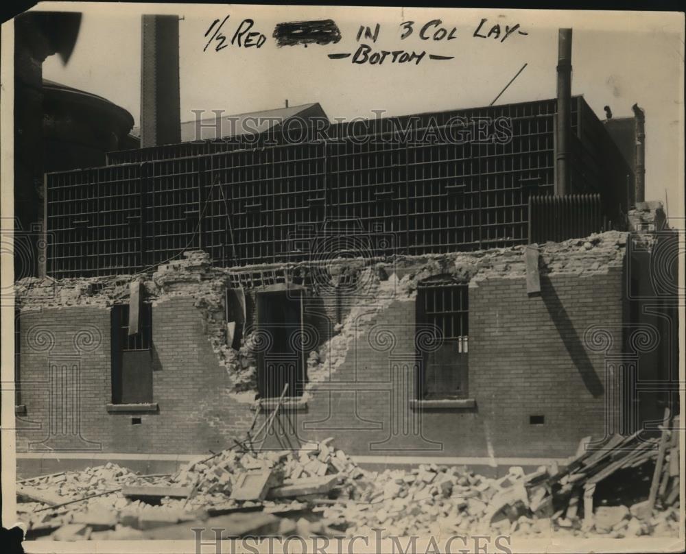 1926 Press Photo Old Central Station Being Torn Down - Historic Images