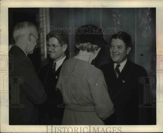 1935 Press Photo Phil and Robert LaFollette - nee38675 - Historic Images