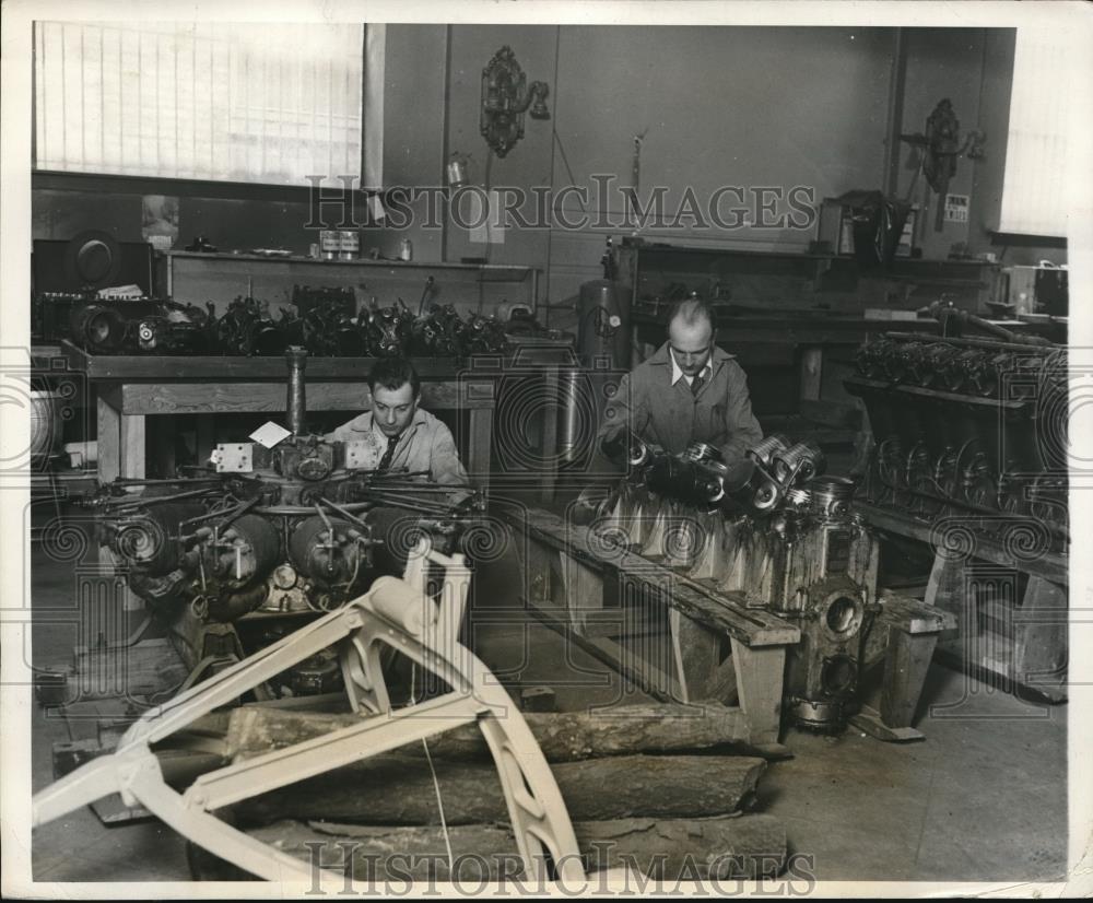 1931 Press Photo Exhibit Construction For Chicago World Fair, Rosenwald Museum - Historic Images