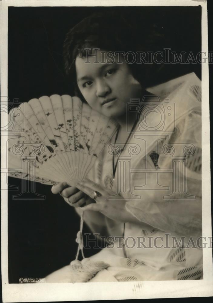 1921 Press Photo Miss Paz Pamintuau Wash DC society - Historic Images