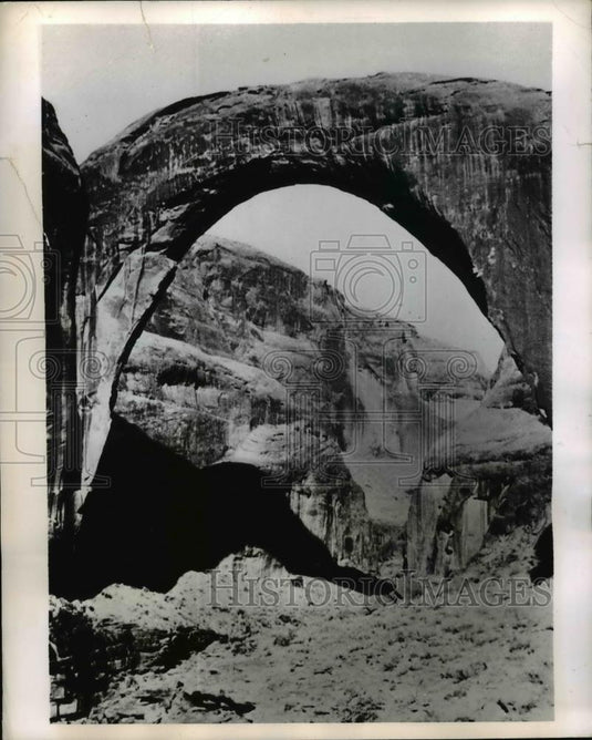 1952 Press Photo Utah's Rainbow Bridge - Historic Images