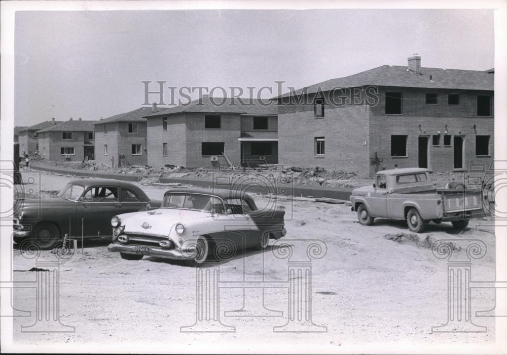 1963 Press Photo Clarkwood Apartments, JE Builders, Womensville Heights - Historic Images