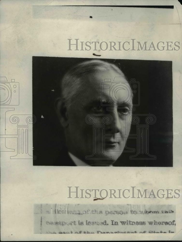 1930 Press Photo George Ruble N.Y Lawyer and Present Advicer in London - Historic Images