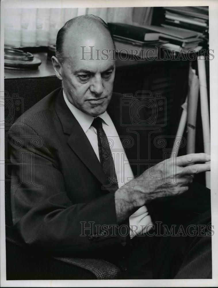 1966 Press Photo Donald C. Hyde, CTS General Manager - nee25001 - Historic Images