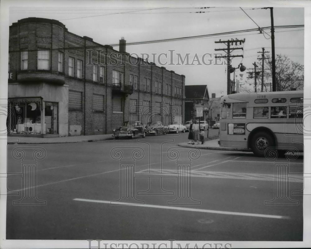 1954 Press Photo The Ohio explosion area ten years after - nee37684 - Historic Images