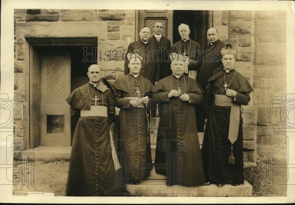 1922 Press Photo Archbishop Hanna, Curley,Cardinal O;Connell - Historic Images
