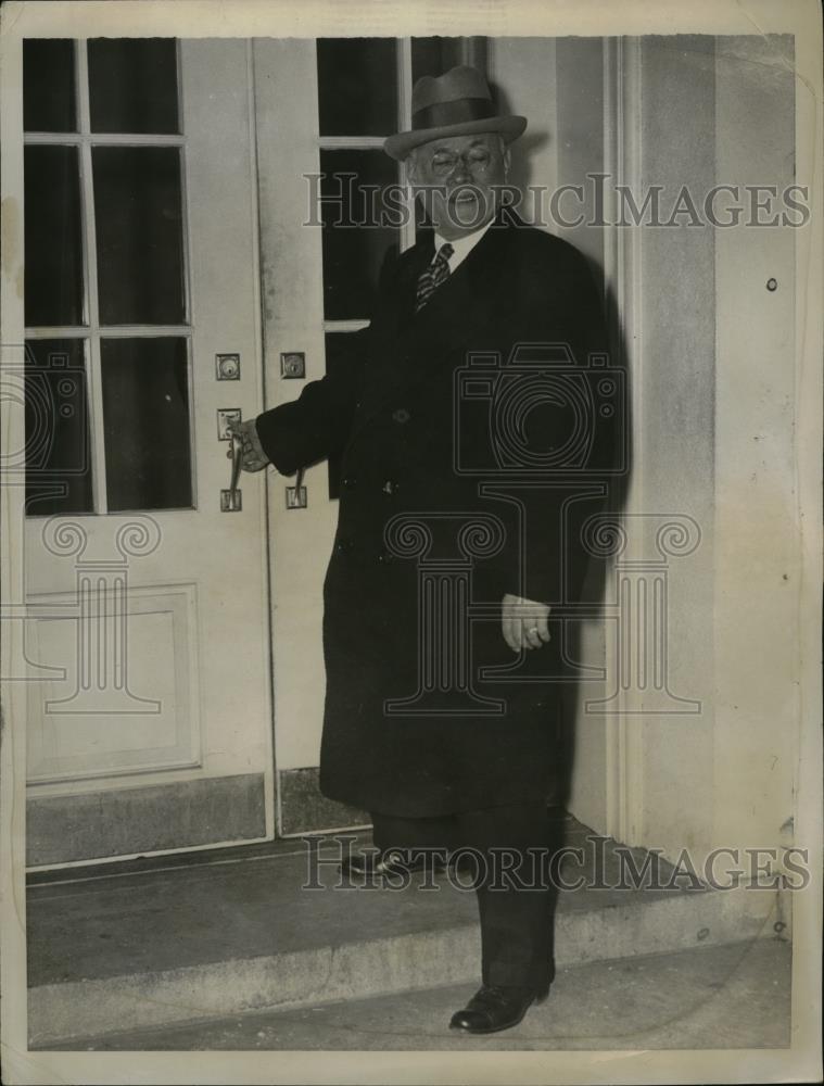 1937 Press Photo William Green Calling at the White House - nee31397 - Historic Images