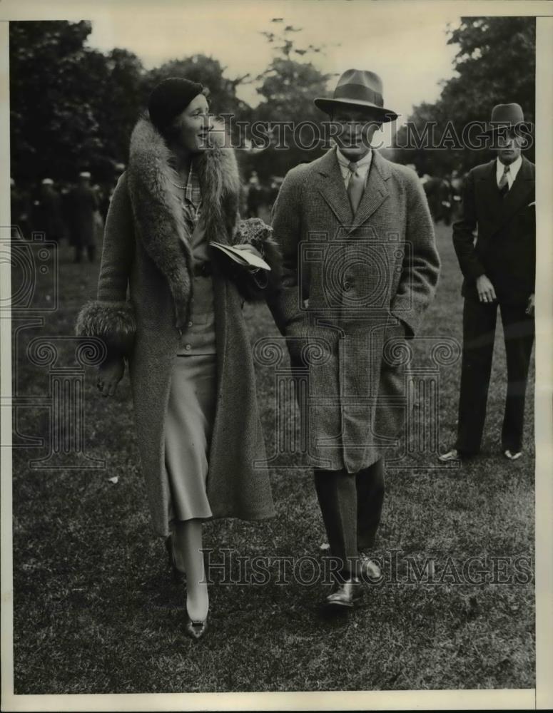 1932 Press Photo pf Mrs. Robert G. Payne and Mr. C.G. Hurd. - nee36619 - Historic Images