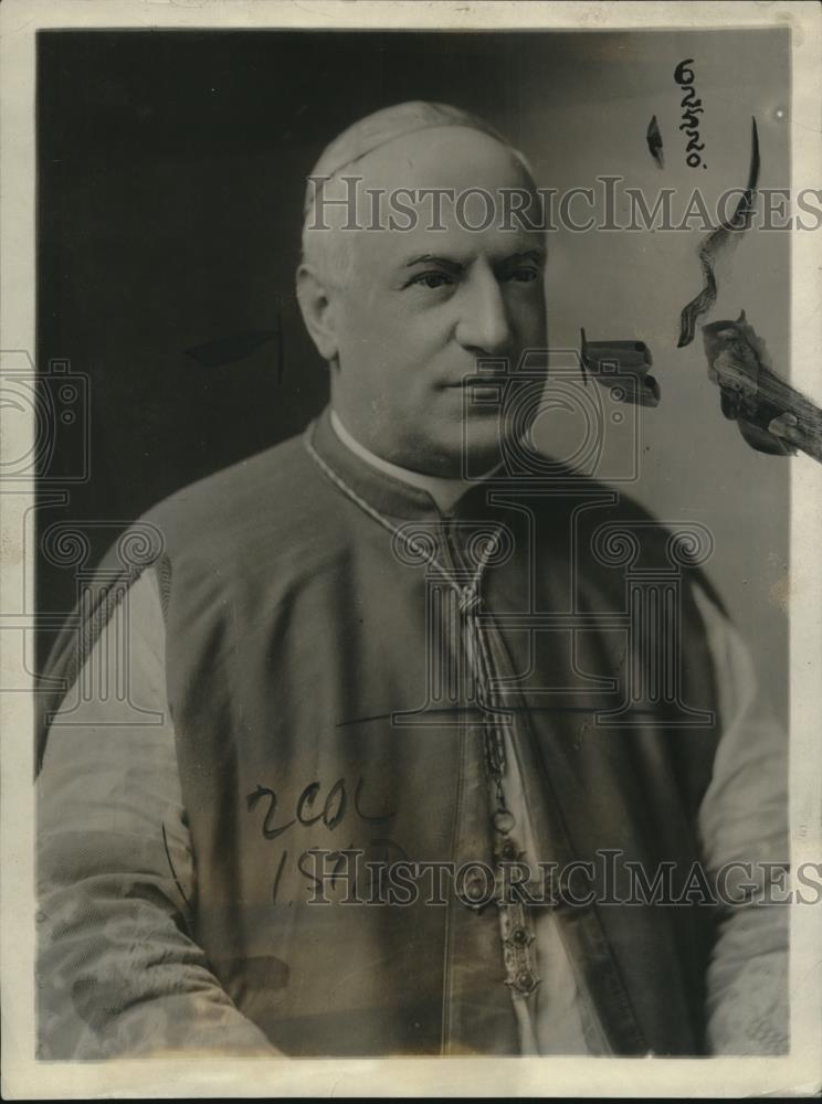 1922 Press Photo Petro Lafonyaine Italian Patriarch of Venice - Historic Images