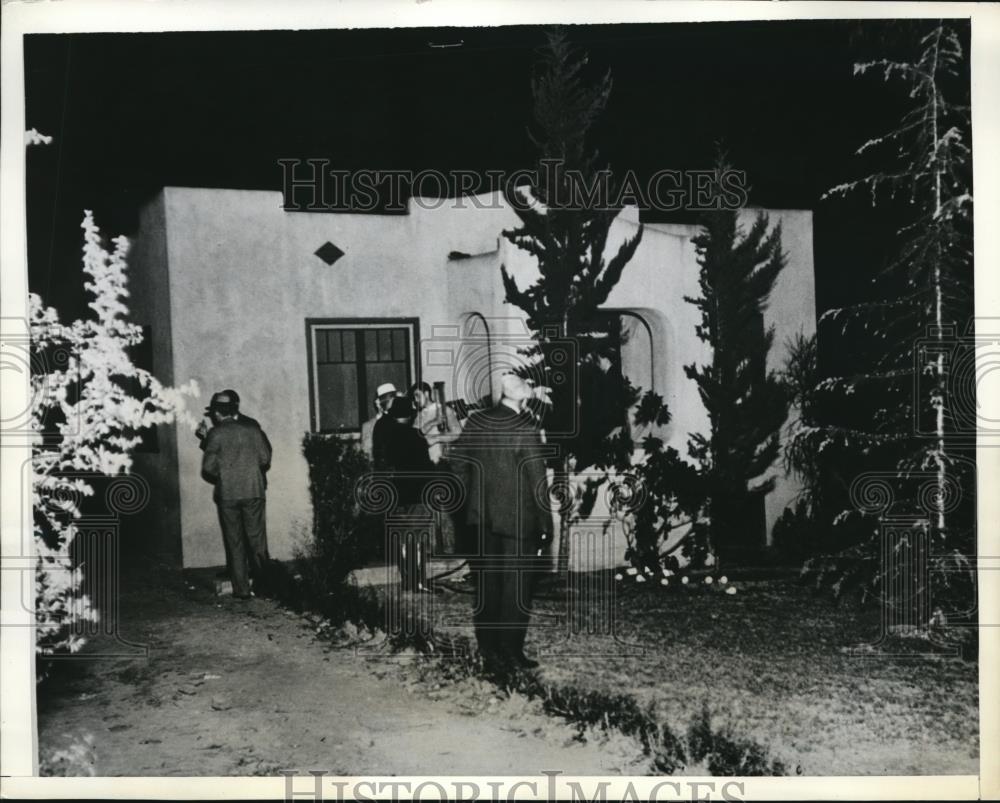 1934 Press Photo Exterior View of House where William F. Gettle was imprisoned - Historic Images