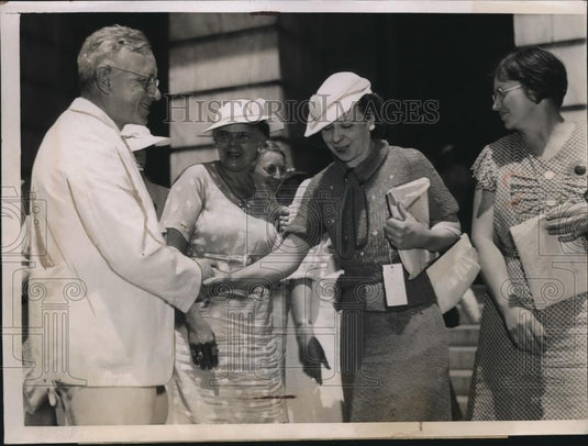 1936 Press Photo Governor Alf Landon , Republican candidate for president - Historic Images