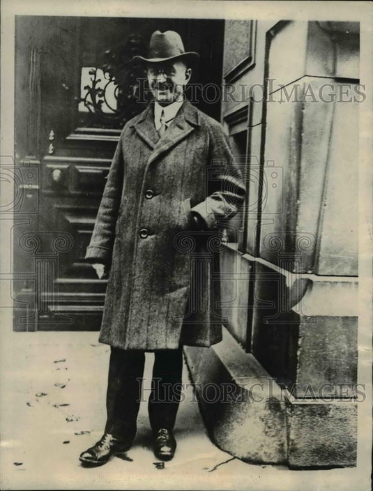 1924 Press Photo Dr. Brich Emminger, new Minister of Justice in German Cabinet - Historic Images