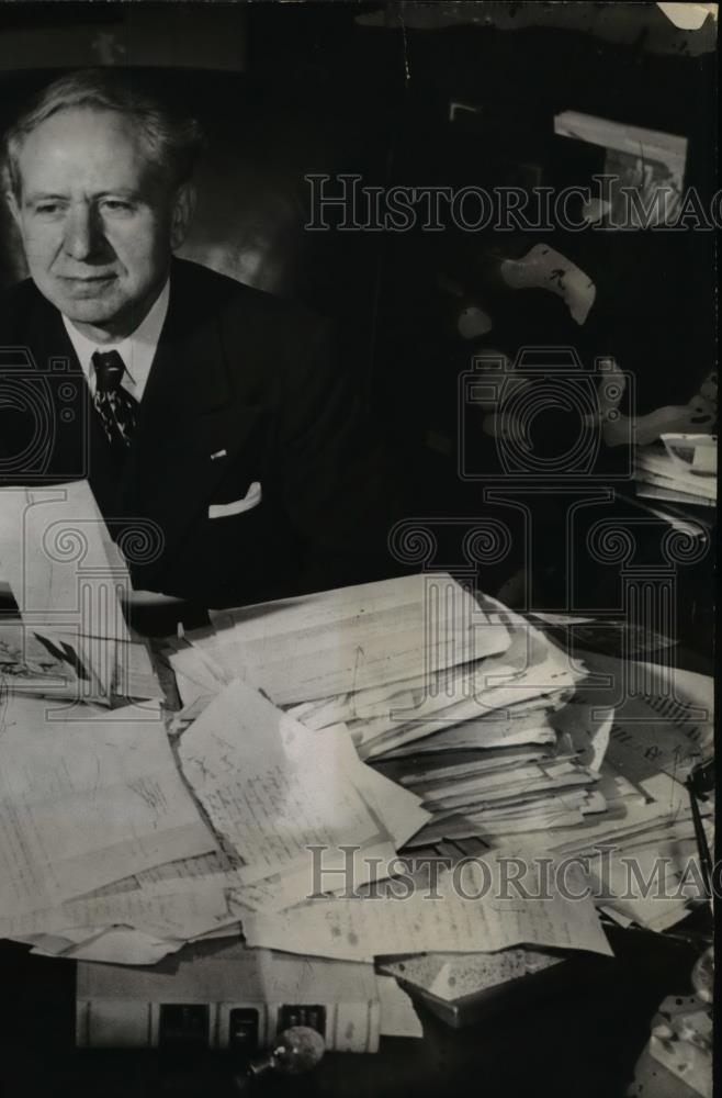 1950 Press Photo Judge Michael Musmanno of Pittsburgh - nee26792 - Historic Images