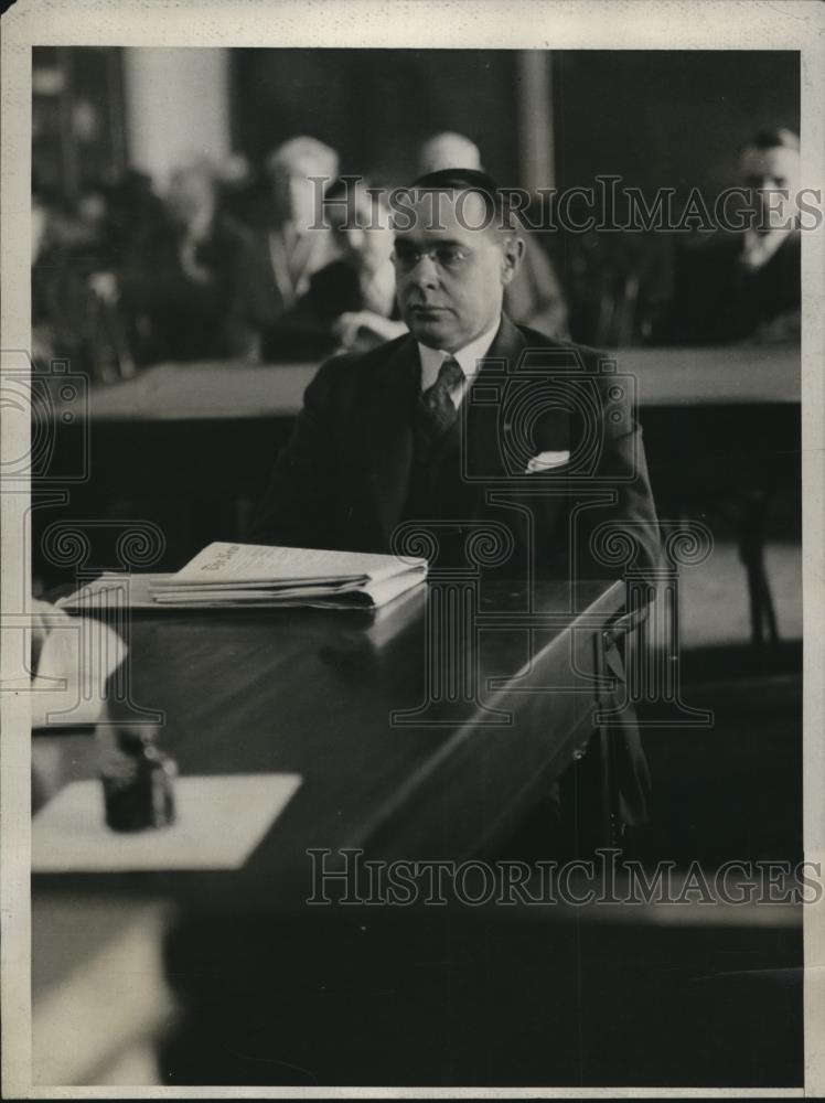 1929 Press Photo John D. Clark testify at Senate Teapot Dome Investigation, WA - Historic Images