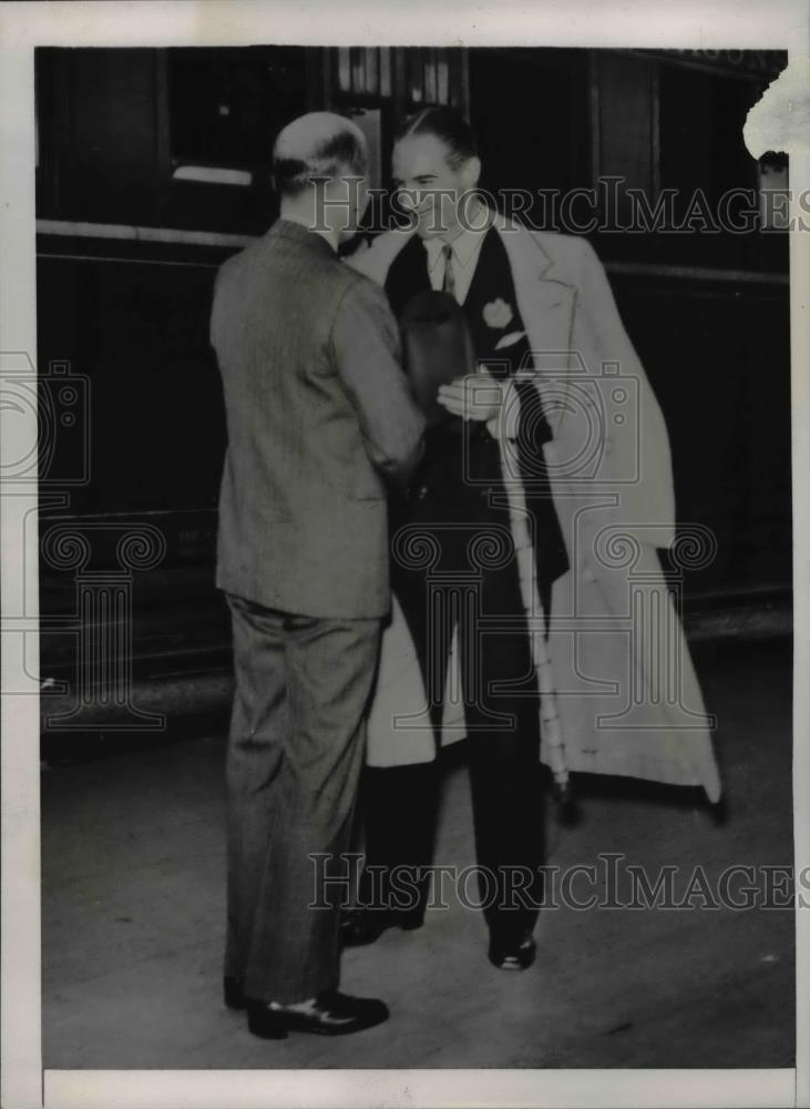 1939 Press Photo Anthony Drexel Biddle Jr. and William Bullitt, US Ambassador - Historic Images