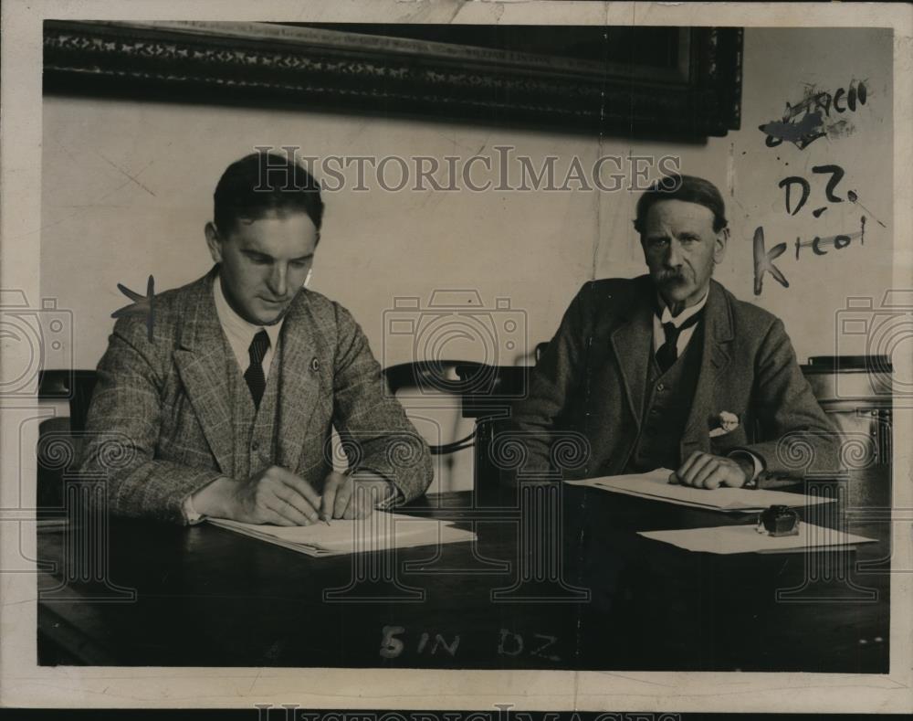 1920 Press Photo Robert Smillie and Frank Hodges - nee33608 - Historic Images