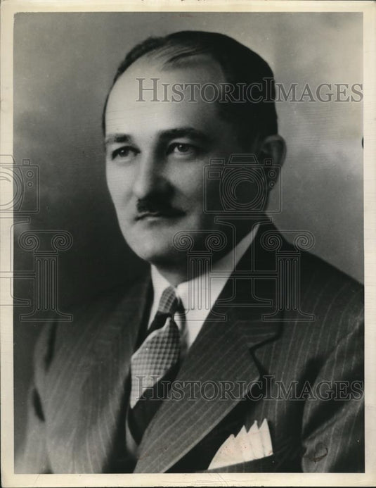 1941 Press Photo Don Zehrung, pres. of Cleveland Chapter office managers assn - Historic Images