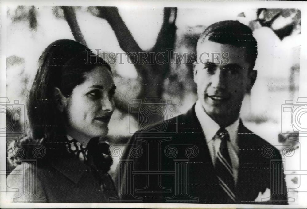 1968 Press Photo Lynda Bird Robb with her husband Marine Maj. Charles Robb - Historic Images