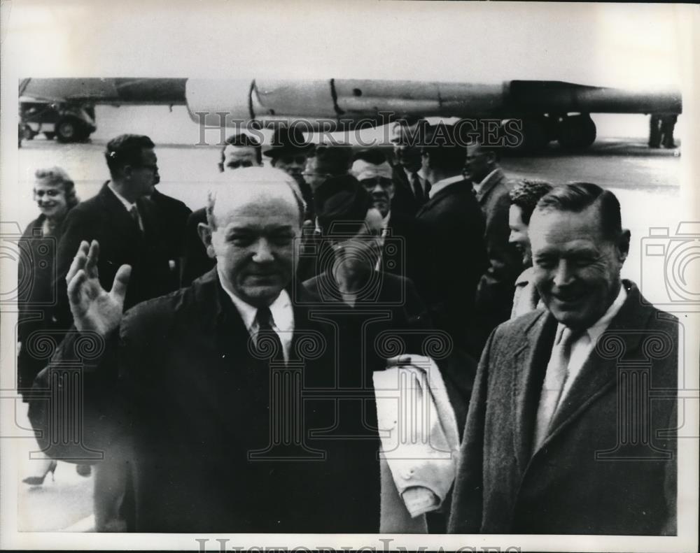 1963 Press Photo  Secretary of the State Dean Rusk and his wife - Historic Images