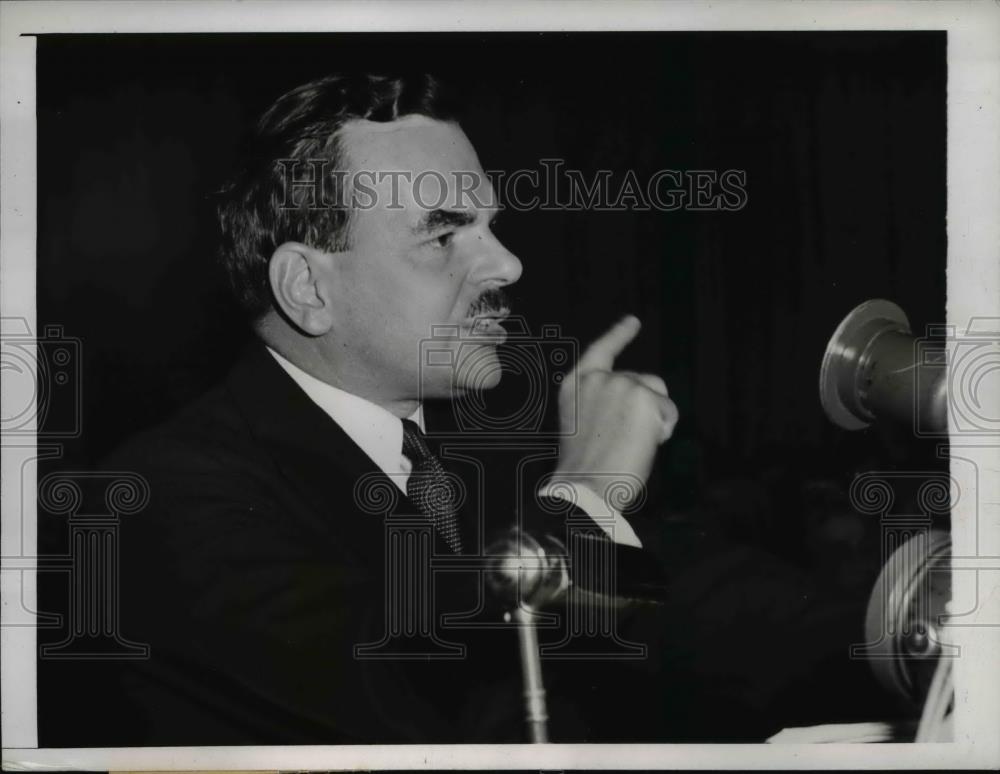 1944 Press Photo New York Gove Thomas E Dewey GOP Presidential candidate - Historic Images